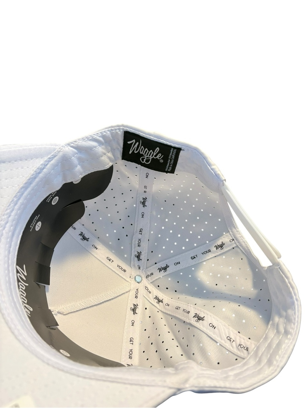 Waggle GOAT SnapBack Hat White READ - Picture 4 of 5